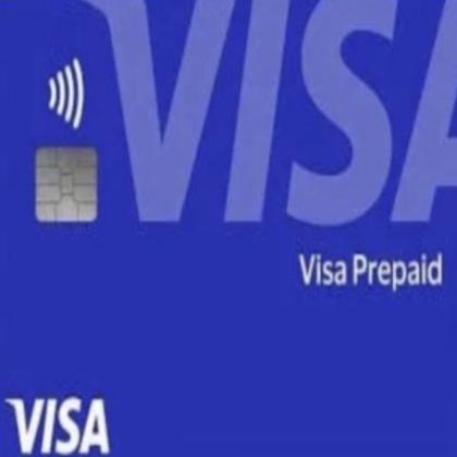 Visa prepaid With $12.2 This credit card can be use to make payment online