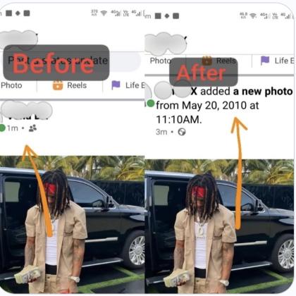 FACEBOOK BACKDATE TUTORIAL